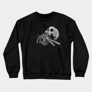 Skull hermit crab Crewneck Sweatshirt